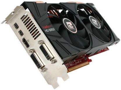 Picture of POWERCOLOR AX6950-2GBD5-2DH Radeon HD 6950 2GB 256-bit GDDR5 PCI Express 2.1 x16 HDCP Ready CrossFireX Support Video Card with Eyefinity