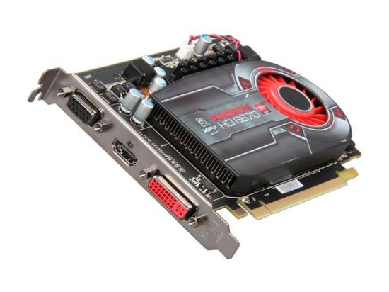 Picture of XFX HD-667X ZAF3 Radeon HD 6670 1GB 128-bit GDDR5 PCI Express 2.1 x16 HDCP Ready Video Card