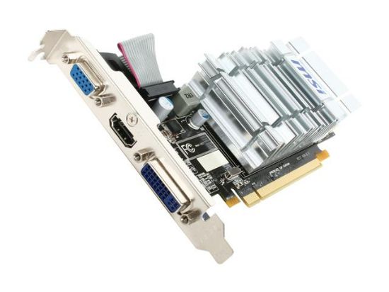 Picture of MSI R5450 MD1GH D2 Radeon HD 5450 1GB 64-bit DDR2 PCI Express 2.1 x16 HDCP Ready Low Profile Video Card