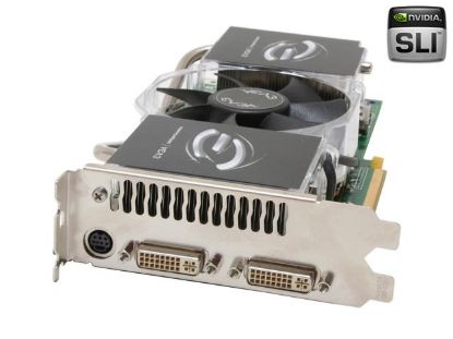 Picture of EVGA 512-P2-N575-LR GeForce 7900GTX 512MB 256-bit GDDR3 PCI Express x16 SLI Supported Video Card