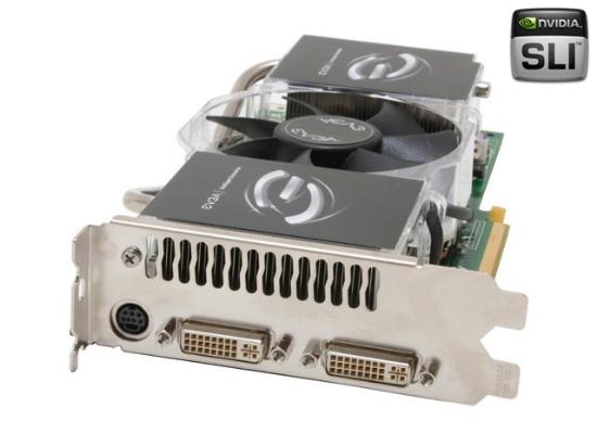 Picture of EVGA 512P2N575TX GeForce 7900GTX 512MB 256-bit GDDR3 PCI Express x16 SLI Supported Video Card