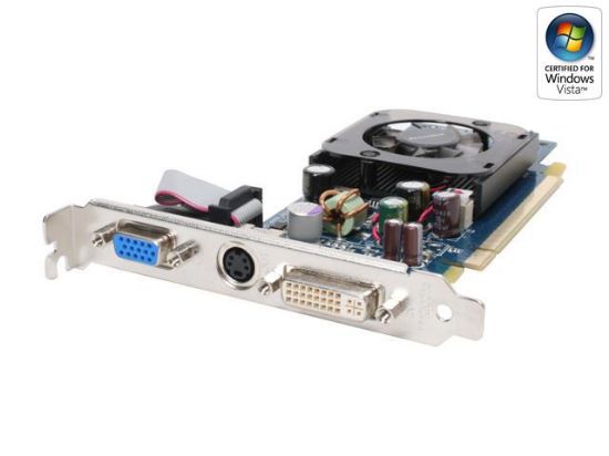 Picture of ECS N7300LE128DY GeForce 7300LE 128MB 64-bit GDDR2 PCI Express x16 SLI Support Video Card