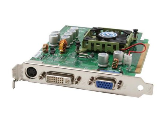 Picture of EVGA 256-P2-N423-BE GeForce 7300LE Supporting 512MB(256MB On-Board) 64-bit GDDR2 PCI Express x16 Video Card