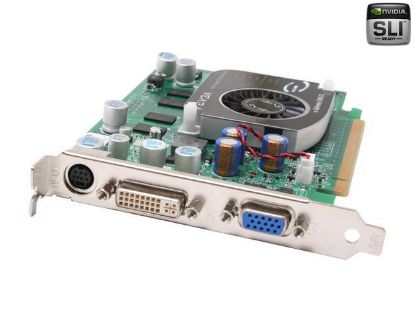 Picture of EVGA 256P2N445AR GeForce 7300GT 256MB 128-bit GDDR2 PCI Express x16 SLI Support Video Card