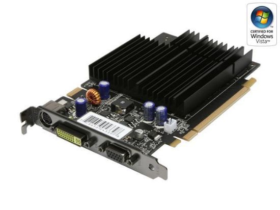 Picture of XFX PV-T73E-UARG GeForce 7300GT 256MB 128-bit GDDR2 PCI Express x16 SLI Support Video Card