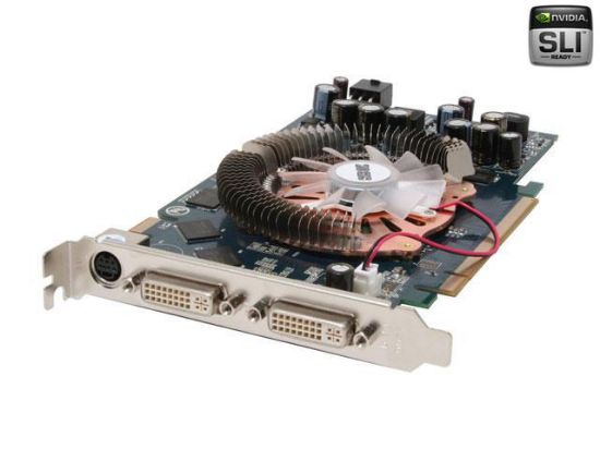 Picture of ZOGIS ZO79GSD GeForce 7900GS 256MB 256-bit GDDR3 PCI Express x16 SLI Support Video Card