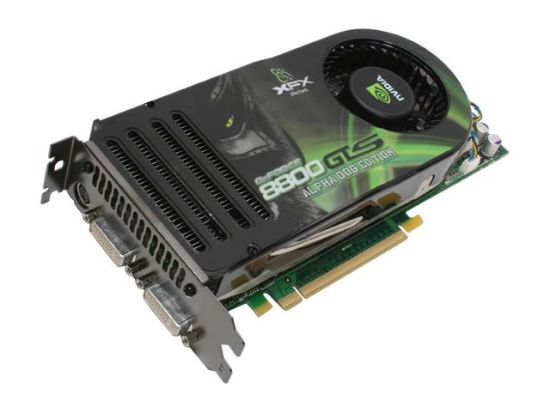 Picture of XFX PV-T80G TDF4 GeForce 8800 GTS 640MB 320-bit GDDR3 PCI Express x16 HDCP Ready SLI Support Video Card