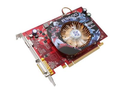 Picture of MSI R3650-MD512-OC Radeon HD 3650 512MB 128-bit GDDR2 PCI Express 2.0 x16 HDCP Ready Video Card