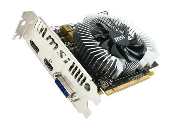 Picture of MSI R5670PMD1G Radeon HD 5670 (Redwood) 1GB 128-bit GDDR5 PCI Express 2.1 x16 HDCP Ready CrossFireX Support Video Card w/ATI Eyefini