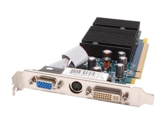 Picture of XFX PV-T44F RAMG GeForce 6500 Supporting 256MB(128MB on board) 64-bit GDDR2 PCI Express x16 Video Card
