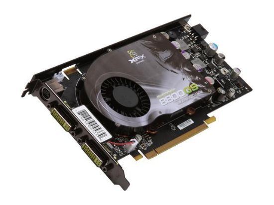 Picture of XFX PV-T88S-FDFU GeForce 8800 GS 384MB 192-bit GDDR3 PCI Express 2.0 x16 HDCP Ready SLI Support Video Card