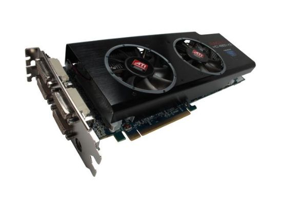Picture of SAPPHIRE 11139 00 Radeon HD 4850 X2 2GB 512-bit (256-bit x 2) GDDR3 PCI Express 2.0 x16 HDCP Ready CrossFireX Support Video Card