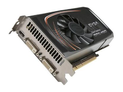 Picture of EVGA 01G P3 1450 A1 GeForce GTS 450 (Fermi) 1GB 128-bit GDDR5 PCI Express 2.0 x16 HDCP Ready SLI Support Video Card