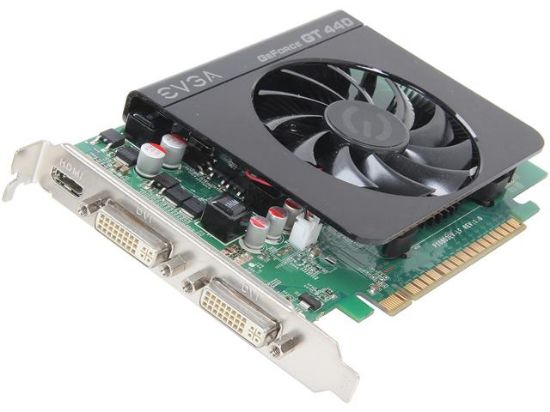 Picture of EVGA 01G-P3-1441 K3 GeForce GT 440 1024MB (Fermi) DUAL DVI PCI Express 2.0 x16 Video Card