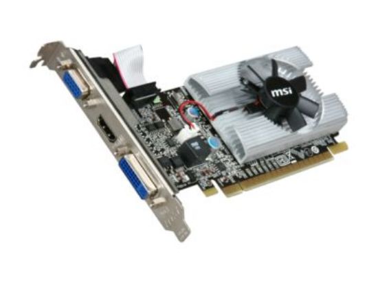 Picture of MSI N210-MD1G-D3 GeForce 210 1GB 64-bit DDR3 PCI Express 2.0 x16 HDCP Ready Low Profile Ready Video Card