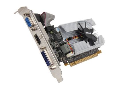 Picture of MSI N210MD512D3/LP GeForce 210 512MB 64-bit DDR3 PCI Express 2.0 x16 HDCP Ready Video Card