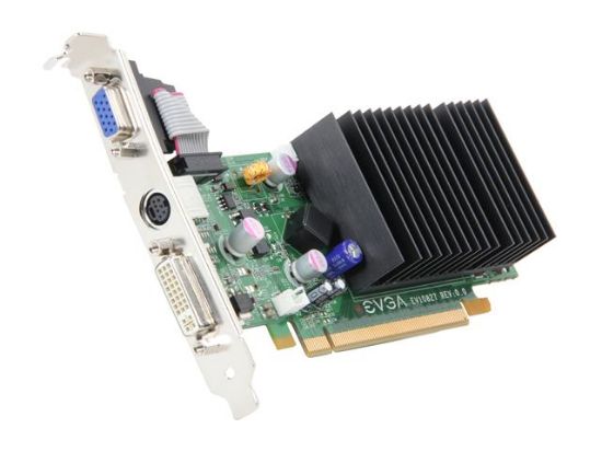 Picture of EVGA 512P3N721AR GeForce 8400 GS 512MB DDR2 PCI Express 2.0 x16 HDCP Ready Video Card