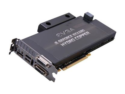 Picture of EVGA 02G-P4-2689-T3 GeForce GTX 680 Hydro Copper 2GB 256-bit GDDR5 PCI Express 3.0 x16 HDCP Ready SLI Support Video Card