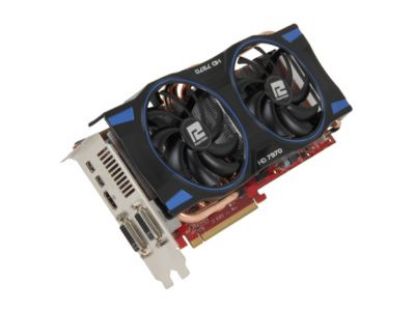 Picture of POWERCOLOR AX79703GBD52DHV3 Radeon HD 7970 3GB 384-bit GDDR5 PCI Express 3.0 x16 HDCP Ready CrossFireX Support Video Card