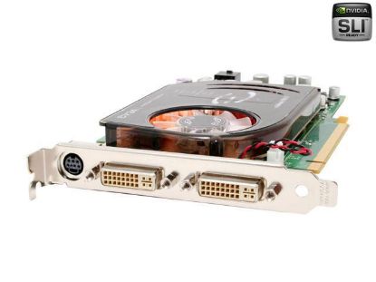 Picture of EVGA 512 P2 N635 AR GeForce 7950GT 512MB 256-bit GDDR3 PCI Express x16 Video Card