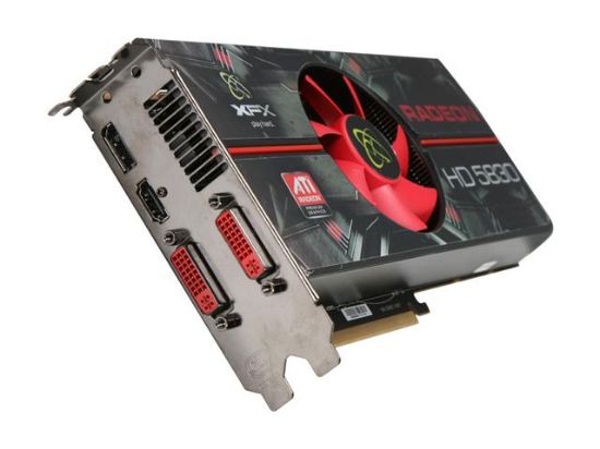 Picture of XFX HD583XZAFA Radeon HD 5830 1GB 256-bit GDDR5 PCI Express 2.1 x16 HDCP Ready CrossFireX Support Video Card