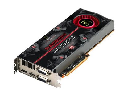 Picture of XFX HD 587A ZNF9 Radeon HD 5870 (Cypress XT) 1GB 256-bit GDDR5 PCI Express 2.0 x16 HDCP Ready CrossFire Supported Video Card