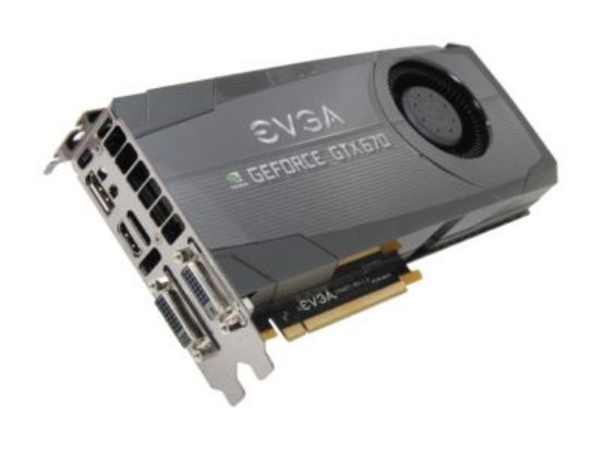 Picture of EVGA 02GP42676ER GeForce GTX 670 FTW LE 2GB 256-bit GDDR5 PCI Express 3.0 x16 HDCP Ready SLI Support Video Card