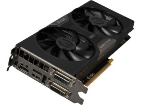 Picture of EVGA 02G P4 3769 GeForce GTX 760 2GB 256-bit GDDR5 PCI Express 3.0 SLI Support Dual Superclocked w/ ACX Cooler Video Card