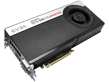 Picture of EVGA 04G-P4-3688-KR GeForce GTX 680 Classified 4GB 256-bit GDDR5 PCI Express 3.0 x16 HDCP Ready SLI Support Video Card