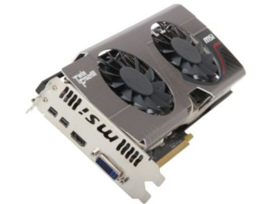 Picture of MSI R7950-TF-3GD5-BE  Radeon HD 7950 3GB 384-bit GDDR5 PCI Express 3.0 x16 HDCP Ready CrossFireX Support Video Card
