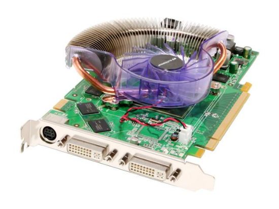 Picture of ECS N7950GT512MX  GeForce 7950GT 512MB 256-bit GDDR3 PCI Express x16 SLI Supported Video Card