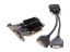 Picture of XFX TK-DM59-NCD4 TSK MULTIPLi X64 2-Monitor  Radeon HD 6450 1GB 64-bit DDR3 PCI Express 2.1 x16 HDCP Ready Low Profile Ready Video Card