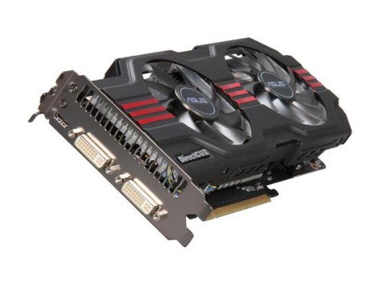 Picture of ASUS ENGTX560 DCII OC/2DI/1GD5 GeForce GTX 560 (Fermi) 1GB 256-bit GDDR5 PCI Express 2.0 x16 HDCP Ready SLI Support Video Card
