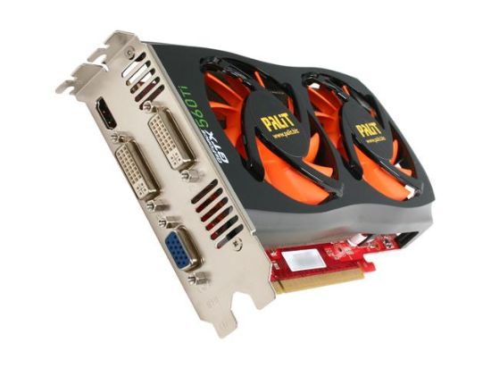 Picture of PALIT NE5X56TS11021140F GeForce GTX 560 Ti (Fermi) SONIC 1GB 256-bit GDDR5 PCI Express 2.0 x16 HDCP Ready SLI Support Video Card