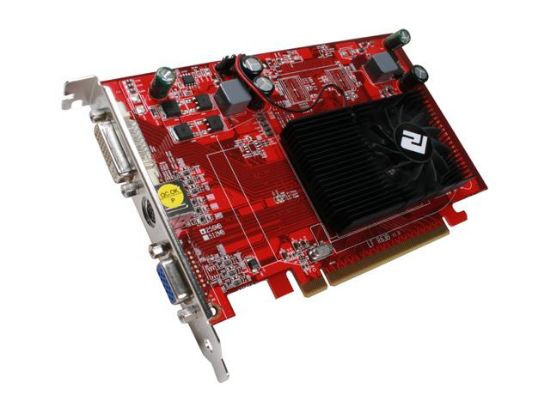 Picture of POWERCOLOR HD2600PRO256MB64BIT Radeon HD 2600PRO 256MB 64-bit GDDR2 PCI Express x16 HDCP Ready Video Card - OEM