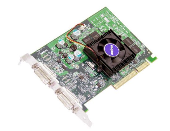 Picture of MATROX P75-MDDA8X64 Matrox Millennium P750 64MB 128-bit DDR AGP 8x Dual DVI Graphics Display Card