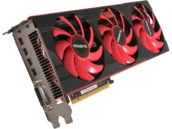 Picture of GIGABYTE GV-R799D5-6GD-B Radeon HD 7990 6GB 768-bit GDDR5 PCI Express 3.0 HDCP Ready CrossFireX Support Video Card