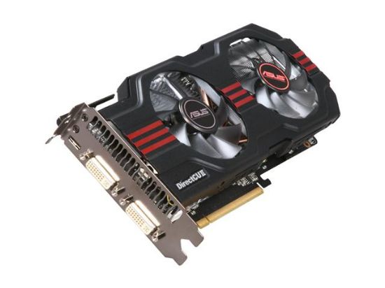 Picture of ASUS ENGTX560 TI DCII/2DI/1GD5 GeForce GTX 560 Ti (Fermi) 1GB 256-bit GDDR5 PCI Express 2.0 x16 HDCP Ready SLI Support Video Card