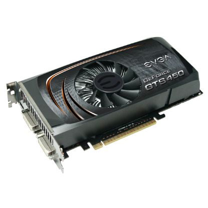 Picture of EVGA 01G P3 1451 AR GeForce GTS 450 Superclocked 1024 MB GDDR5 PCI Express 2.0 2DVI/Mini-HDMI SLI Ready Graphics Card