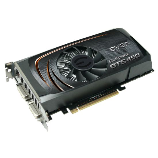 Picture of EVGA 01GP31451AR GeForce GTS 450 Superclocked 1024 MB GDDR5 PCI Express 2.0 2DVI/Mini-HDMI SLI Ready Graphics Card