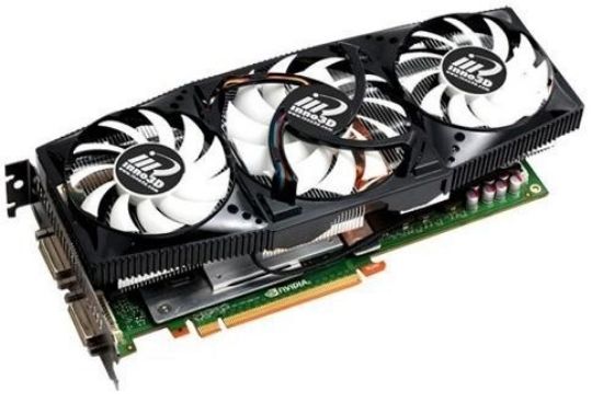 Picture of INNO3D N47V1SDNJ5KW GeForce GTX 470 (Fermi) 1280MB 320-bit GDDR5 PCI Express 2.0 x16 HDCP Ready SLI Support Video Card