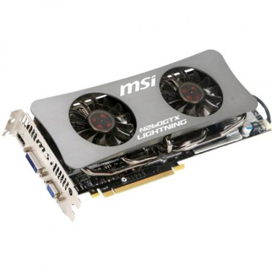Picture of MSI N260GTX LIGHTNING GeForce GTX 260 1792MB 448-bit DDR3 PCI Express 2.0 x16 HDCP Ready SLI Support Video Card