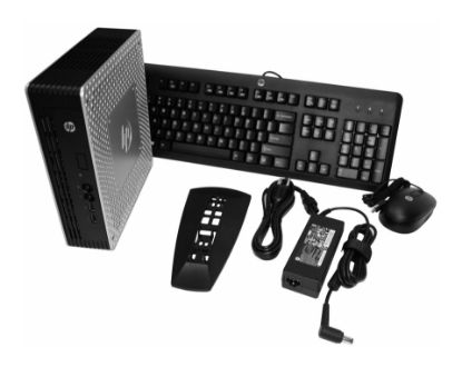 Picture of HP D8E30UA#ABA T610 PLUS ThinPro 1GB 4GB FirePro 2460 Thin Client