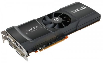 Picture of EVGA 03GP31590BR GeForce GTX 590 3072 MB GDDR5 PCI Express 2.0 3DVI/Mini-Display Port SLI Ready