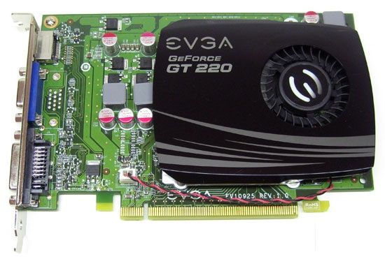 Picture of EVGA 01GP31226B1 GeForce GT 220 1GB 128-bit DDR3 PCI Express 2.0 x16 HDCP Ready Video Card