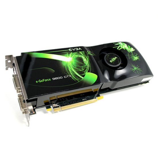 Picture of EVGA 512P3N875T1 GeForce 9800 GTX KO 512MB 256-bit GDDR3 PCI Express 2.0 x16 HDCP Ready SLI Supported Video Card