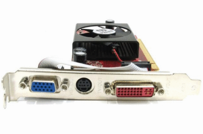 Picture of PALIT AE/240PS+HD16 Radeon HD 2400PRO 256MB 64-bit GDDR2 PCI Express x16 HDCP Ready Video Card