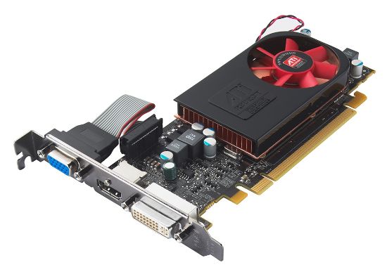 Picture of DELL 01GBD3 RADEON HD 5570 1GB PCI-E X16 DVI VGA HDMI HIGH PROFILE VIDEO CARD 