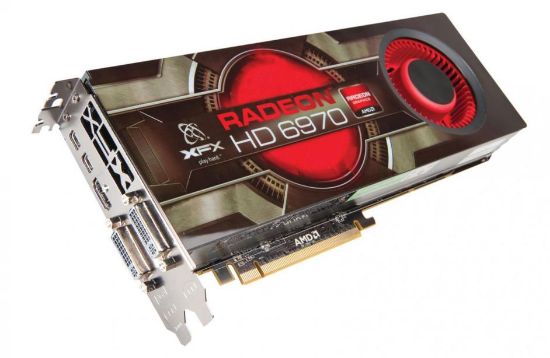 Picture of XFX HD-697ACNFC Radeon HD 6950 1GB 256-bit GDDR5 PCI Express 2.1 x16 HDCP Ready CrossFireX Support Video Card with Eyefinity
