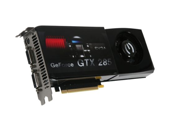 Picture of EVGA 01G-P3-1287-T1 GeForce GTX 285 SSC Edition 1GB 512-bit GDDR3 PCI Express 2.0 x16 HDCP Ready SLI Supported Video Card